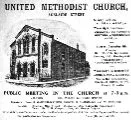 1909 advertisement for events at Adelaide Street Methodist Church
