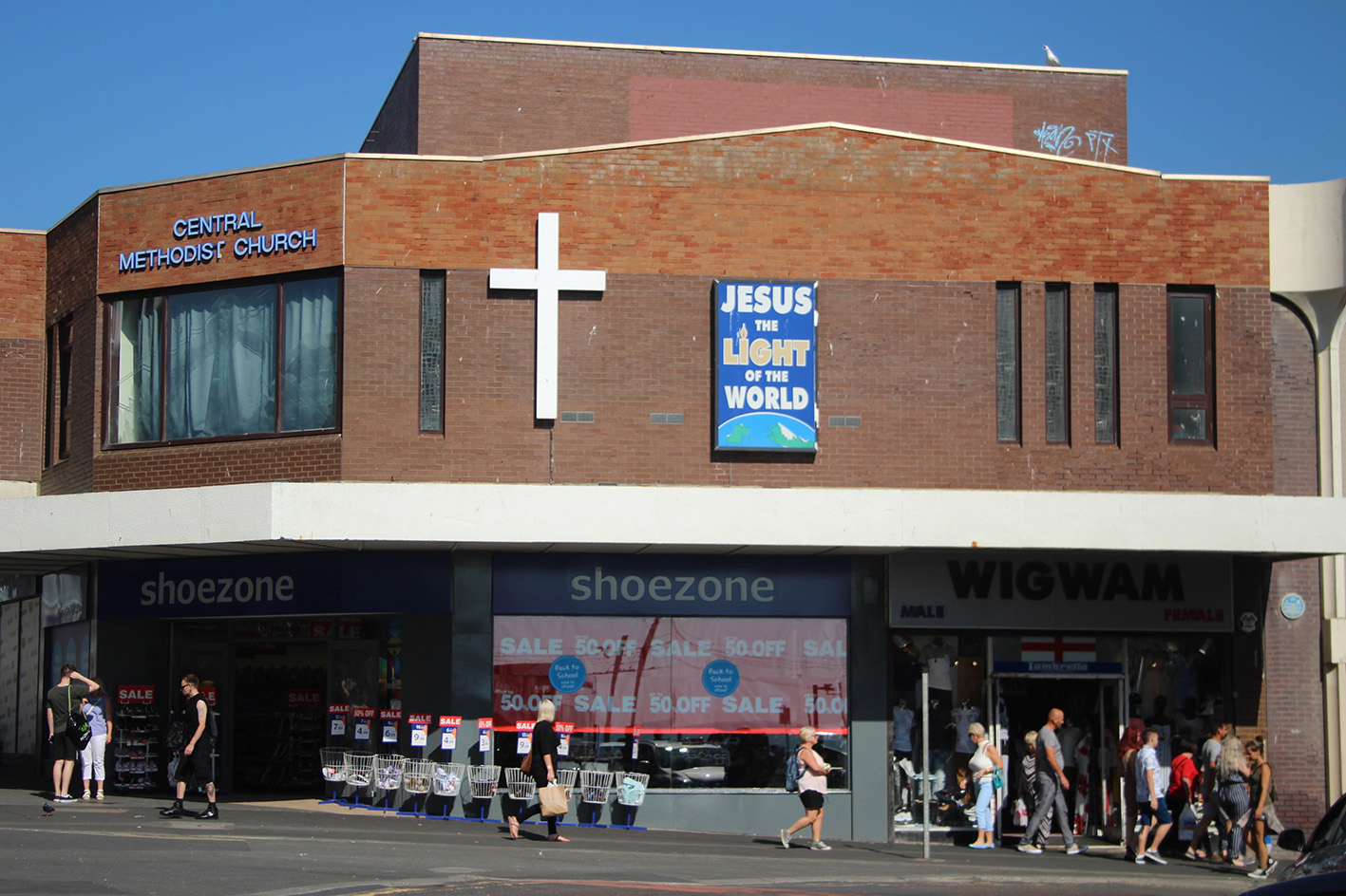 New Central Methodist Church on Adelaide St West, Blackpool
